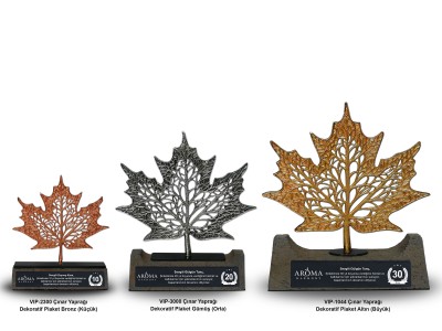 Sycamore Leaf Decorative Seniority Award (3 sizes 3 colors)