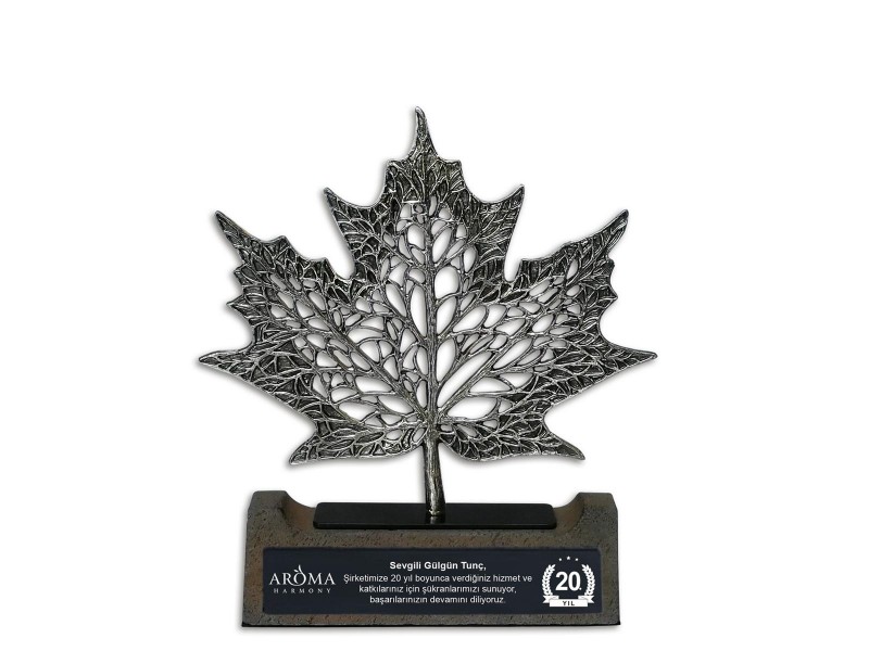 Sycamore Leaf Decorative Seniority Awards (3 Size)
