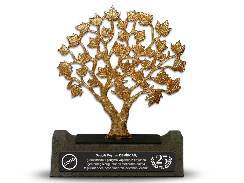 Çınar Ağacı Dekoratif Kıdem Ödülü