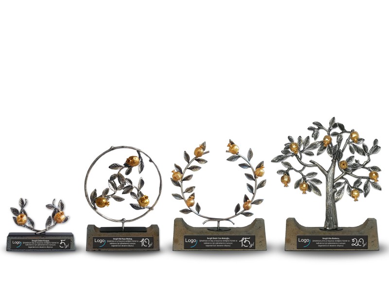Pomegranate Themed Decorative Seniority Award Collection