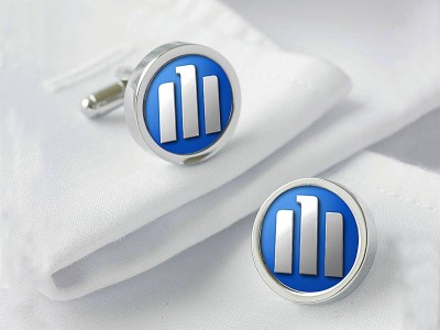 Custom Design Silver Cufflinks