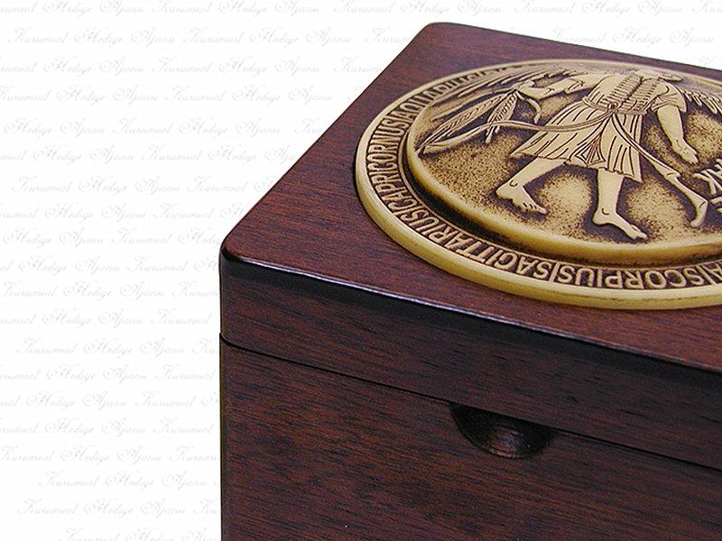 Zodiac Design Solid Wooden Box