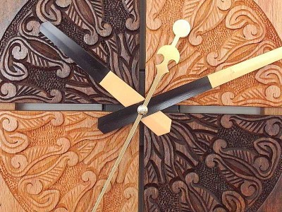 Hand Crafted Solid Wooden Wall Clock