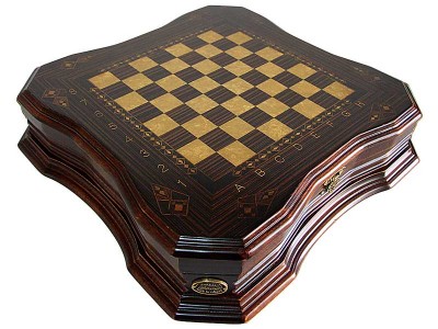 Handcrafted Butterfly Design Chess Set with Cover