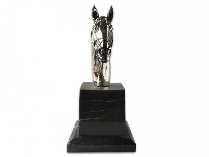 Silver Plated Decorative Horse Bibelot
