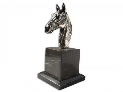 Silver Plated Decorative Horse Bibelot