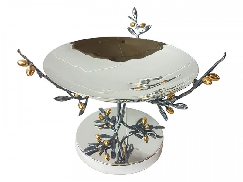 Silver Plated Olive Tree Bowl