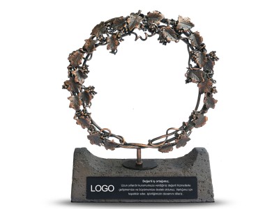 Abundance and Health Themed Decorative Award Antique Bronze