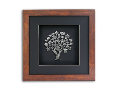 Special Design Plane Tree Table (Silver)