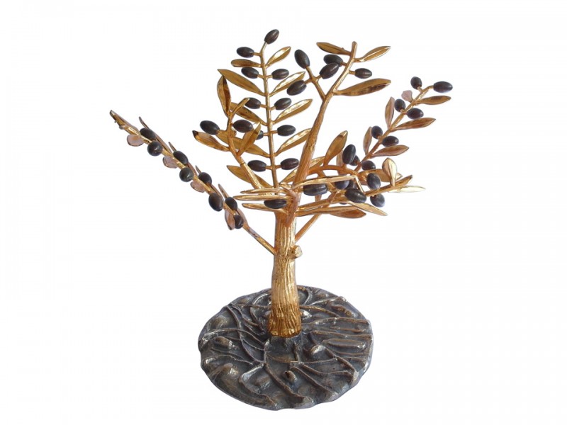 Silver Plated Olive Tree
