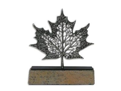 Sycamore Leaf Decorative Object Silver (Small)