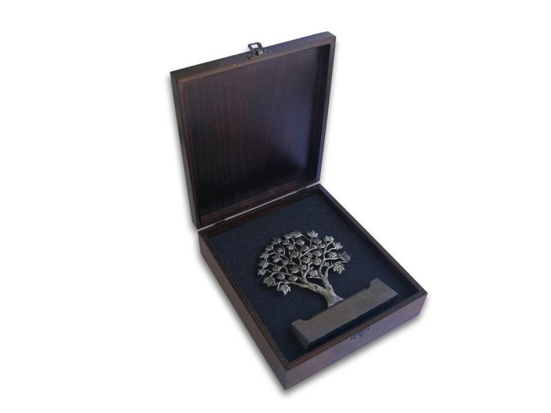 Sycamore Tree Decorative Object (Silver)