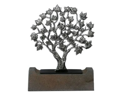 Çınar Ağacı Dekoratif Obje (Silver)