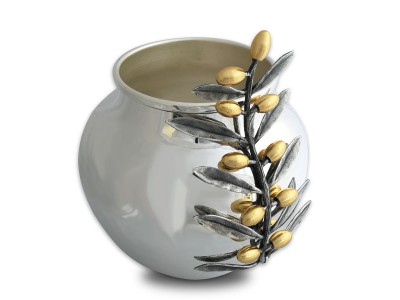 Special Design Olive Branch Silver Vase