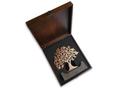 Bird Tree of Life Decorative Plaque Bronze (XL Large)