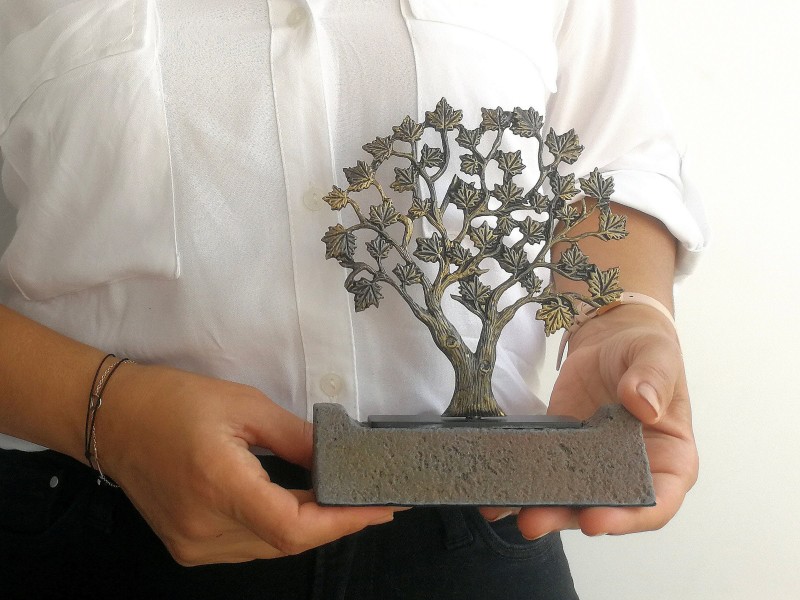 Sycamore Tree Decorative Award (Antique Brass)