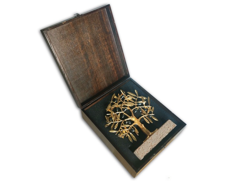 Bilge Zeytin Ağacı Dekoratif Plaket (Altın) Bilge Zeytin Ağacı Dekoratif Plaket (Altın)