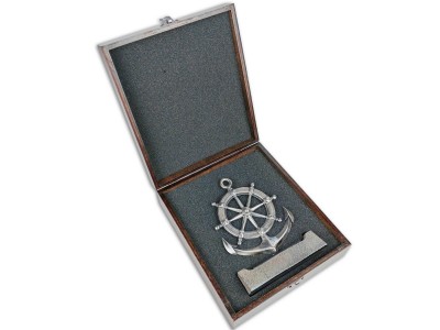 Dümen & Çapa Dekoratif Plaket Gümüş
