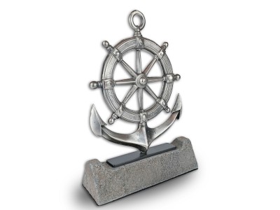 Dümen & Çapa Dekoratif Plaket Gümüş