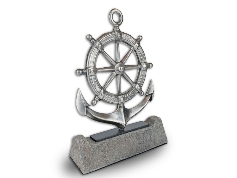 Dümen & Çapa Dekoratif Plaket Gümüş