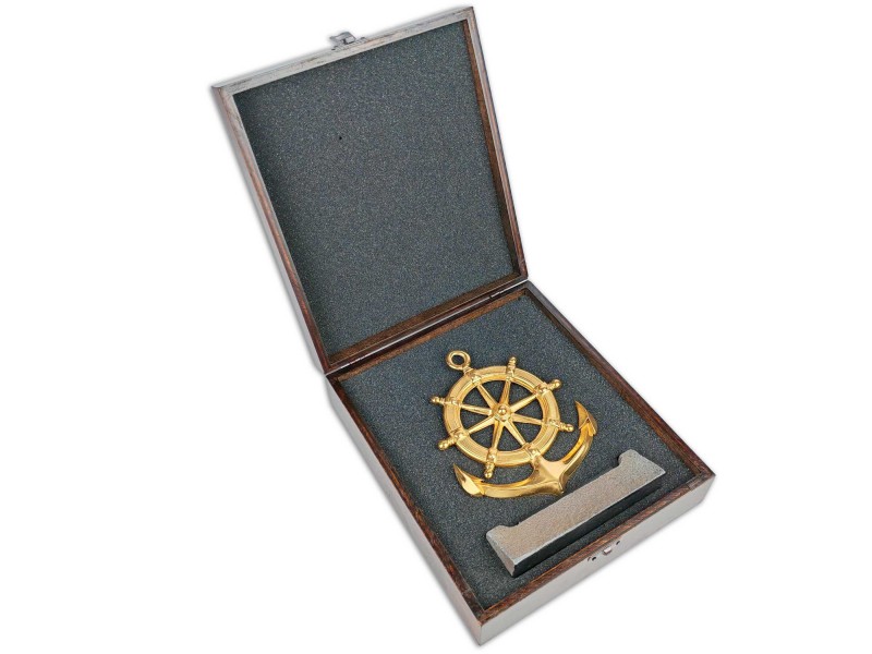 Dümen & Çapa Dekoratif Plaket Altın