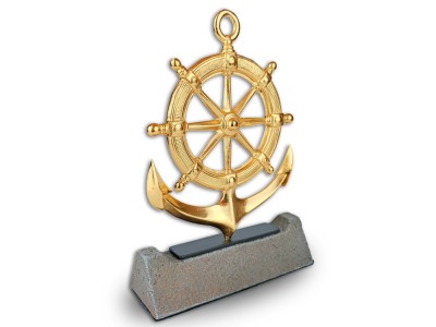 Dümen & Çapa Dekoratif Plaket Altın