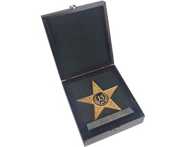 Yıldızımız Sensin Temalı Dekoratif Plaket (Altın)