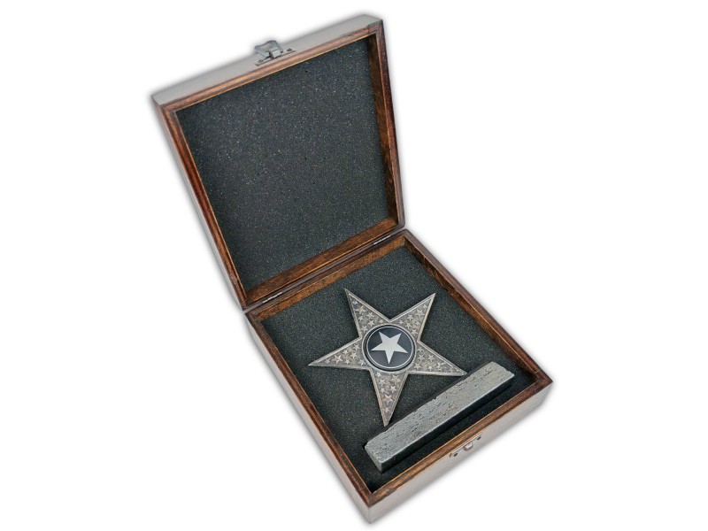 Parlayan Yıldızımızsın Temalı Dekoratif Plaket (Gümüş)
